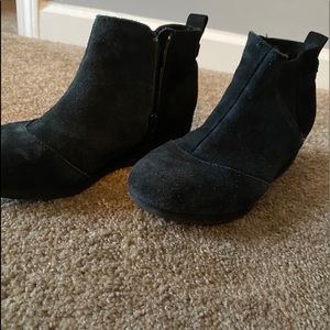 TOMS wedge bootie